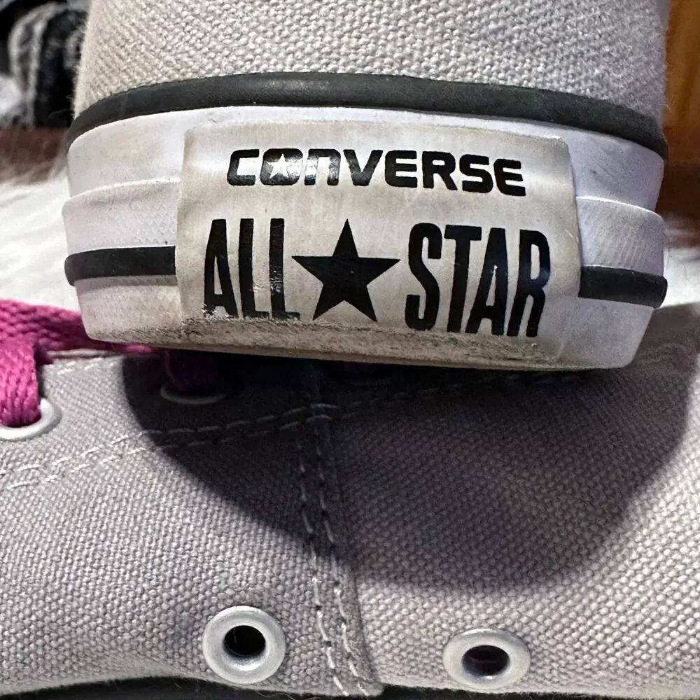 Converse Chuck Taylor All Star (CTAS) Madison Low Top Girls size 5 Pink & Gray